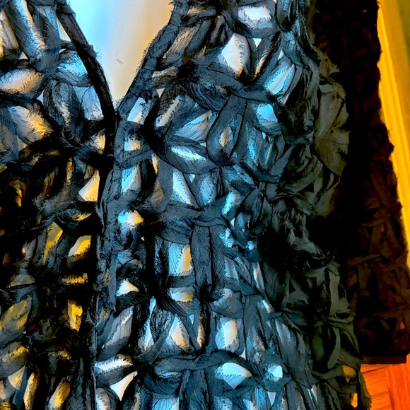 🌺host pick 🌺 GORGEOUS Anthropologie Textured Cutout Duster NWT - Picture 6 of 14